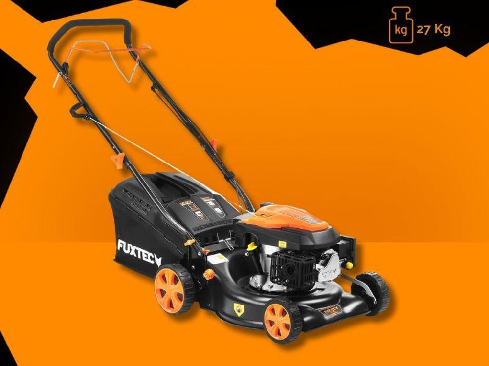 FUXTEC FX-RM4346, Rasenmäher mit Radantrieb, 400 m², 42 cm, 2,5 cm, 7 cm, 3000 RPM