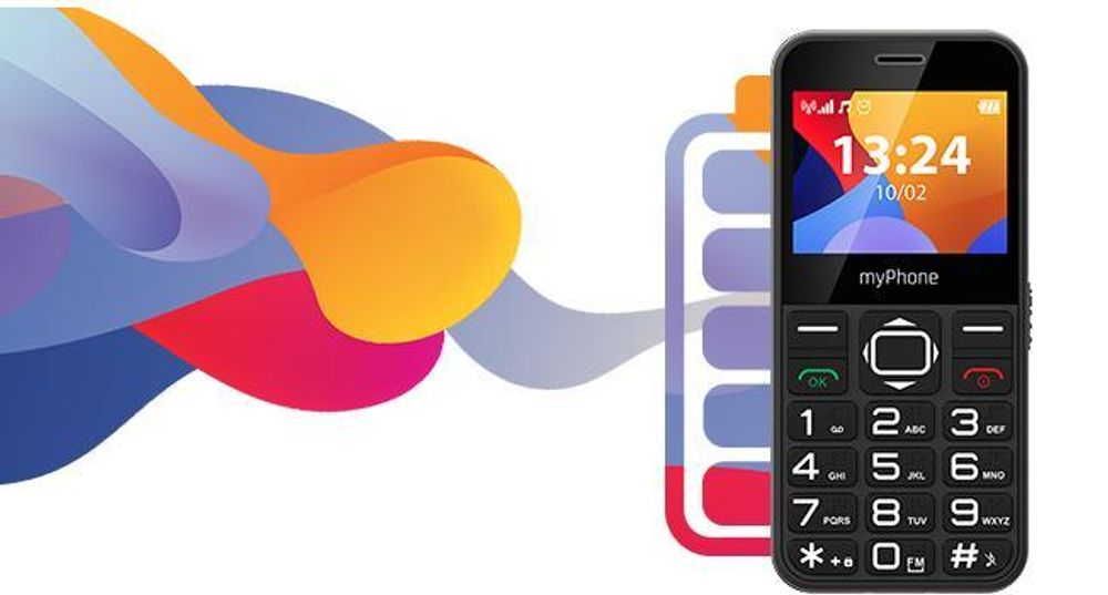 MYPHONE HALO 3 2G-MOBILTELEFON MIT TASTATUR FÜR SENIOREN (SOS-Funktion)