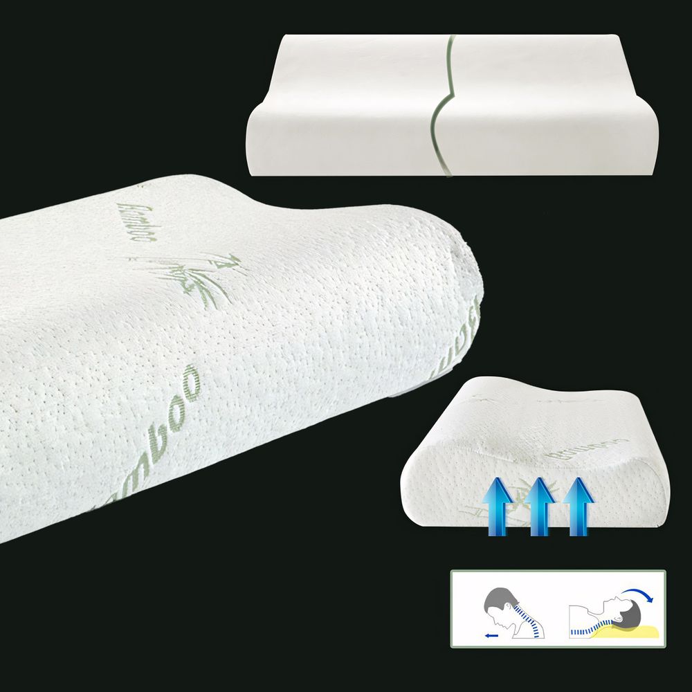 Orthopädisches Kissen aus Memory Foam Seitenschläferkissen  Nackenstützkissen Nackenschmerzen Kopfkissen Ergonomisches, Schulterschmerzen Retoo