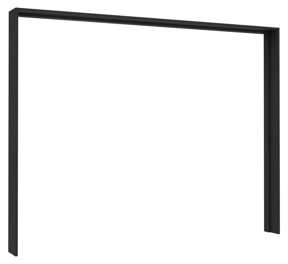 Passepartout Schwarz – modernes Passepartout mit melaminbeschichteter Spanplatte