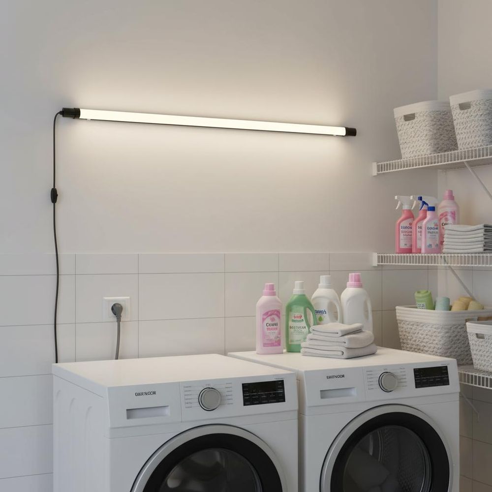 MasterLED LED-Feuchtraumleuchte – 120 cm – 4000 K neutralweiß – 36 W – schwarz – IP65 Feuchtraum – linienleuchte – linienlampe