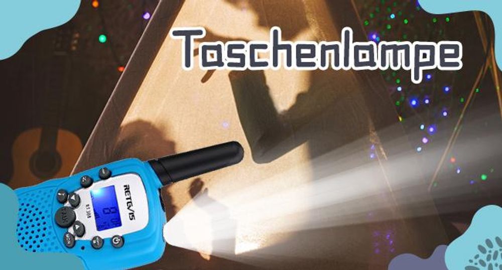 Retevis RT388 Walkie Talkie Kinder, Geschenke für Kinder, Spielzeug ab 4-12 Jahre, sichere Tastensperrer, für Abenteuer, Camping, Wandern (Zwei Paare)