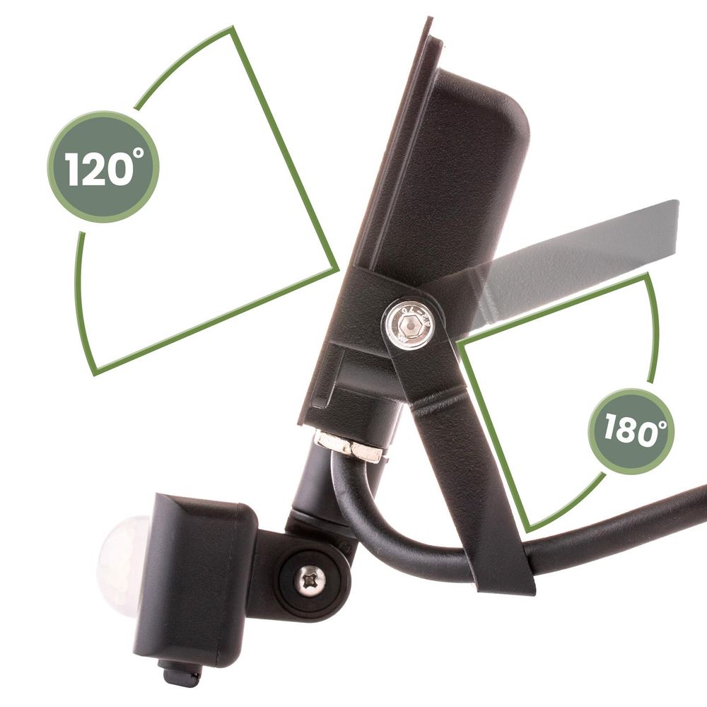 LUMILED LED Strahler 10W Außenstrahler 900Lm Fluter Strahler Außen IP44 spritzwasserdicht 4000K Neutralweiß Scheinwerfer Flutlichter Bewegungssensor