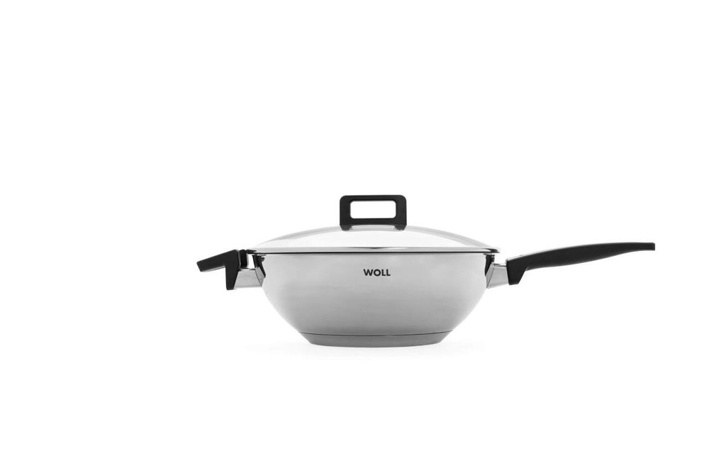 Woll Concept Wok- und Rührpfanne mit Deckel: Alle Herdarten inkl. Induktion, Ø 30 cm, 10 cm hoch