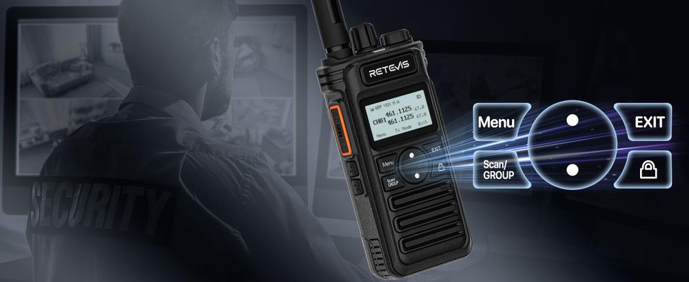 Retevis RT86S Walkie Talkies, großer Reichweite, RT86 Profi Funkgeräte Upgrade Version, Typ C, LCD, Gruppenanruf, 2600 mAh, Handfunkgeräte, Sicherheit