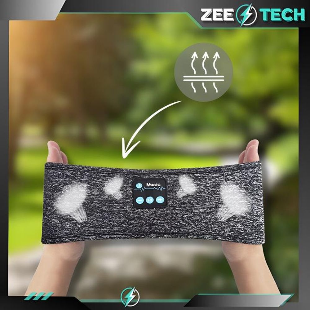 Bluetooth-Stirnband zum Laufen und Schlafen – für Ohren und Augen, sportlich, für Gespräche