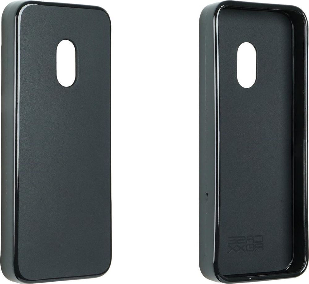 caseroxx Schutz-Hülle TPU-Hülle kompatibel mit Nokia 225 4G (2024), Gummi Handy Tasche schwarz  – Detailansicht