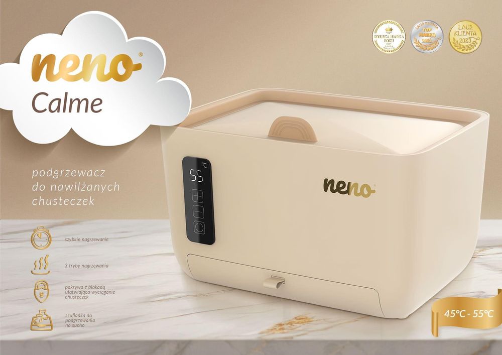 Neno Calme – podgrzewacz do chusteczek nawilżanych z 3 trybami grzania