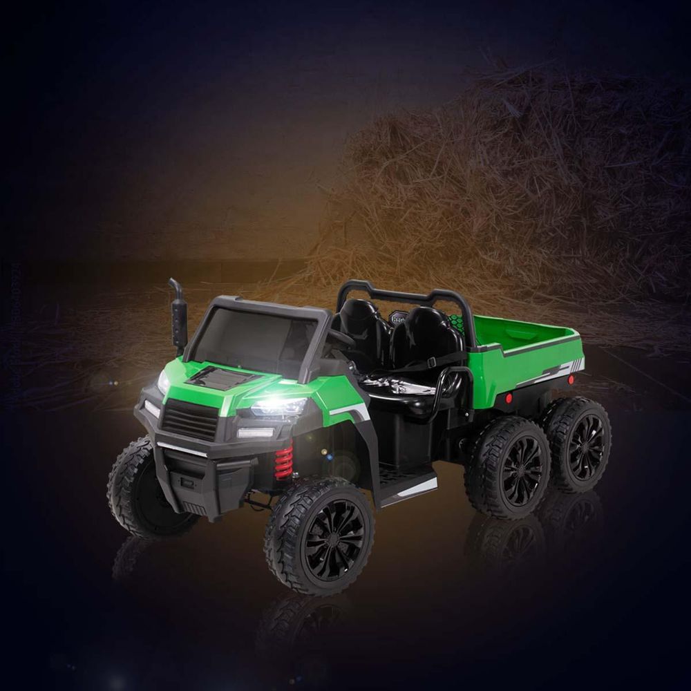 Actionbikes Motors Kinder Elektroauto UTV A730 | Elektrofahrzeug mit Fernbedienung - Kinder Auto elektrisch - Geländefahrzeug - ab 3 Jahren (Grün)