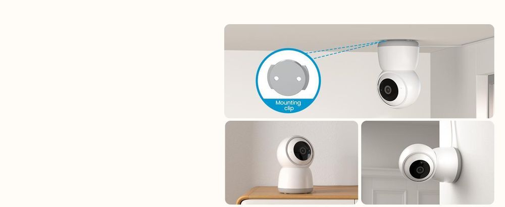 Überwachungskamera 4 Stück, Schwenkbar 360°, WLAN 2.4/5GHz, KI Personenerkennung, Auto-Tracking, Indoor für Baby, Kinder, Haustiere, 15M Nachtsicht