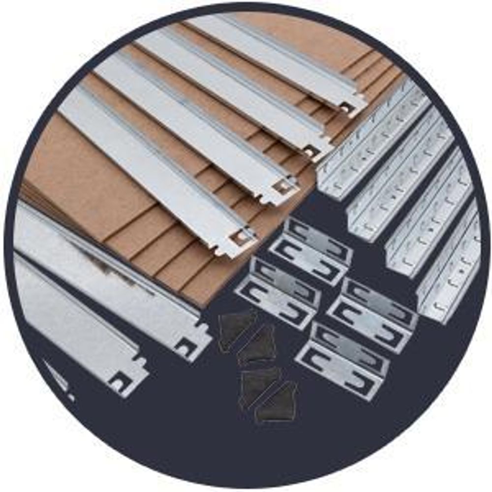 Steckregal 2x Werkstattregal 1800x900x400 mm, 5 Ebenen, verzinkt, Traglast gesamt 875 kg, Kellerregal Schwerlastregal Metallregal Lagerregal