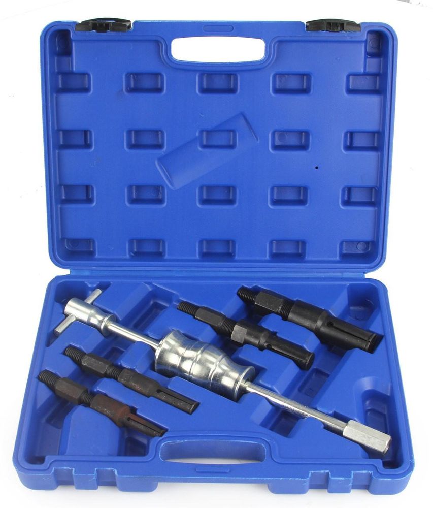 LUXTOM | Radlager Abzieher Set, 5tlg, 10-32mm, Kugellager Abzieher, Entferner Schiebehammer Innenbausatz, Lagerabzieher, Innenlager Abzieher Set