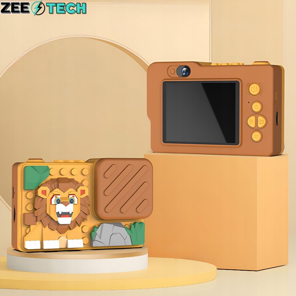 Digitale Kinderkamera 40Mp Selfie-Kamera Spiele + 32Gb Karte