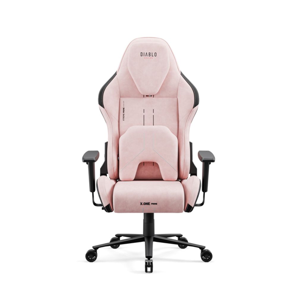 Fotel gamingowy Diablo X.One Prime fotel biurowy z funkcją chłodzenia, rozmiar normalny, kolor różowy