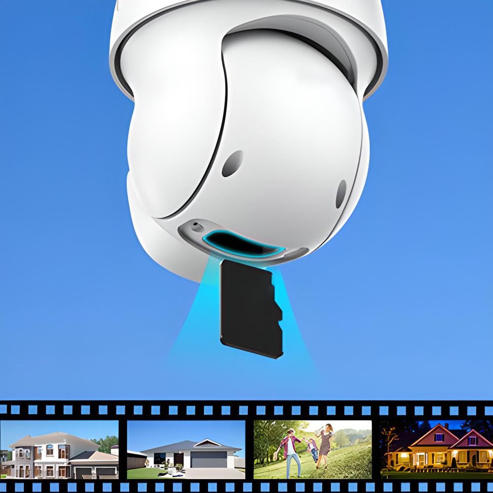 Überwachungskamera Outdoor mit 2,4 WiFi Personen-Fahrzeuger- kennung 360° HD Funk WLAN WiFi IP Netzwerk Camera Outdoor Außen Retoo