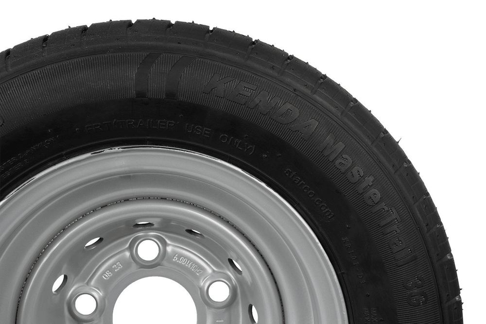 KENDA 10 Zoll Komplettrad 195/55 R10C für schwere Anhänger und Wohnwagen