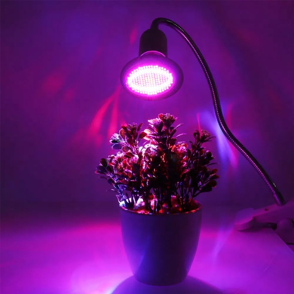 Pflanzenlampe LED Pflanzen Leuchte 20W 200LED Zimmerpflanzen Gemüse Pflanzenlicht Grow Lampe Vollspektrum Pflanzenleuchte Wachstumslampe Retoo