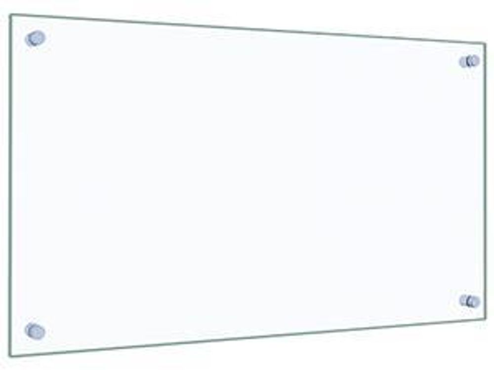 vidaXL Küchenrückwand Transparent 70×40 cm Hartglas