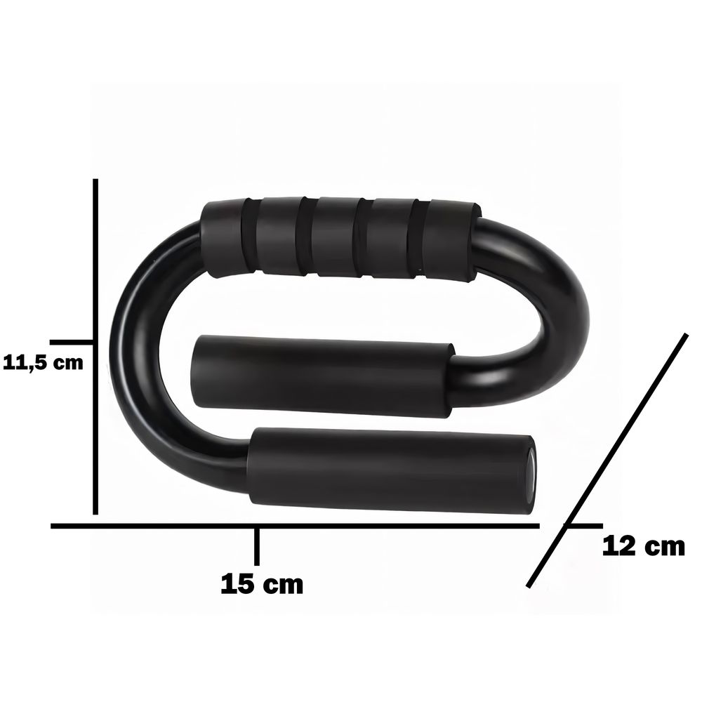 Liegestützgriffe 2er Set, Rutschfest Push Up Griffe, Push up Bars, Parallettes Liegestützen für Muskeltraining und Krafttraining, Stahl Retoo