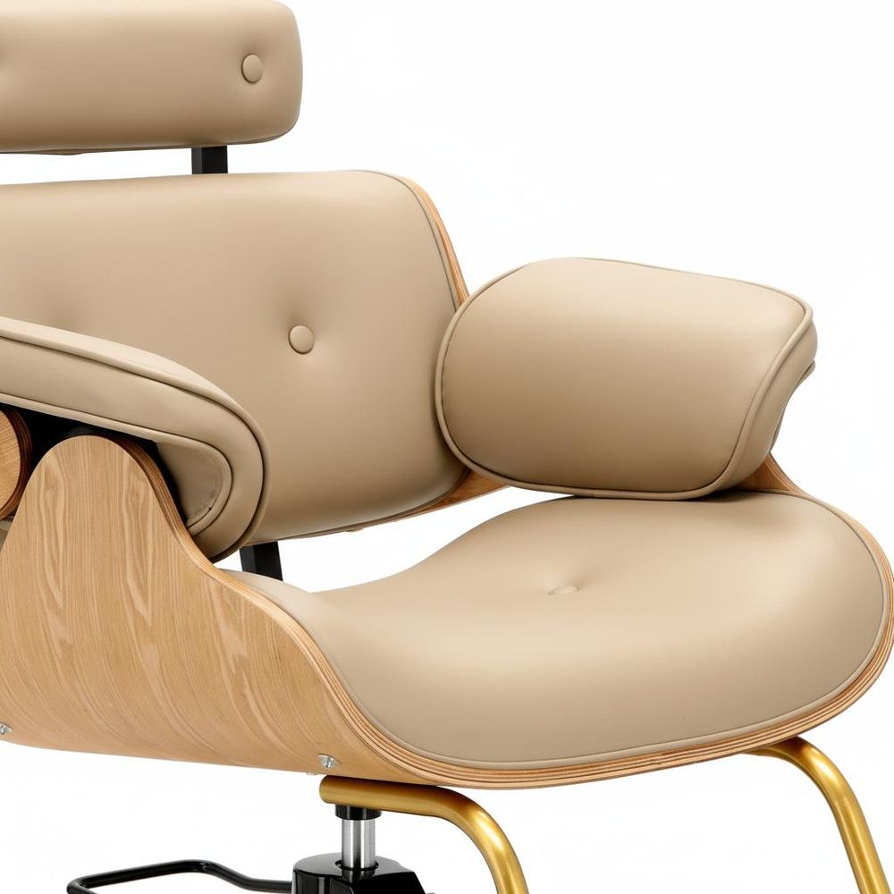 Friseurstuhl Ankara hydraulisch drehbar mit Fußstütze - Friseursessel für Friseursalon & Barber Shop