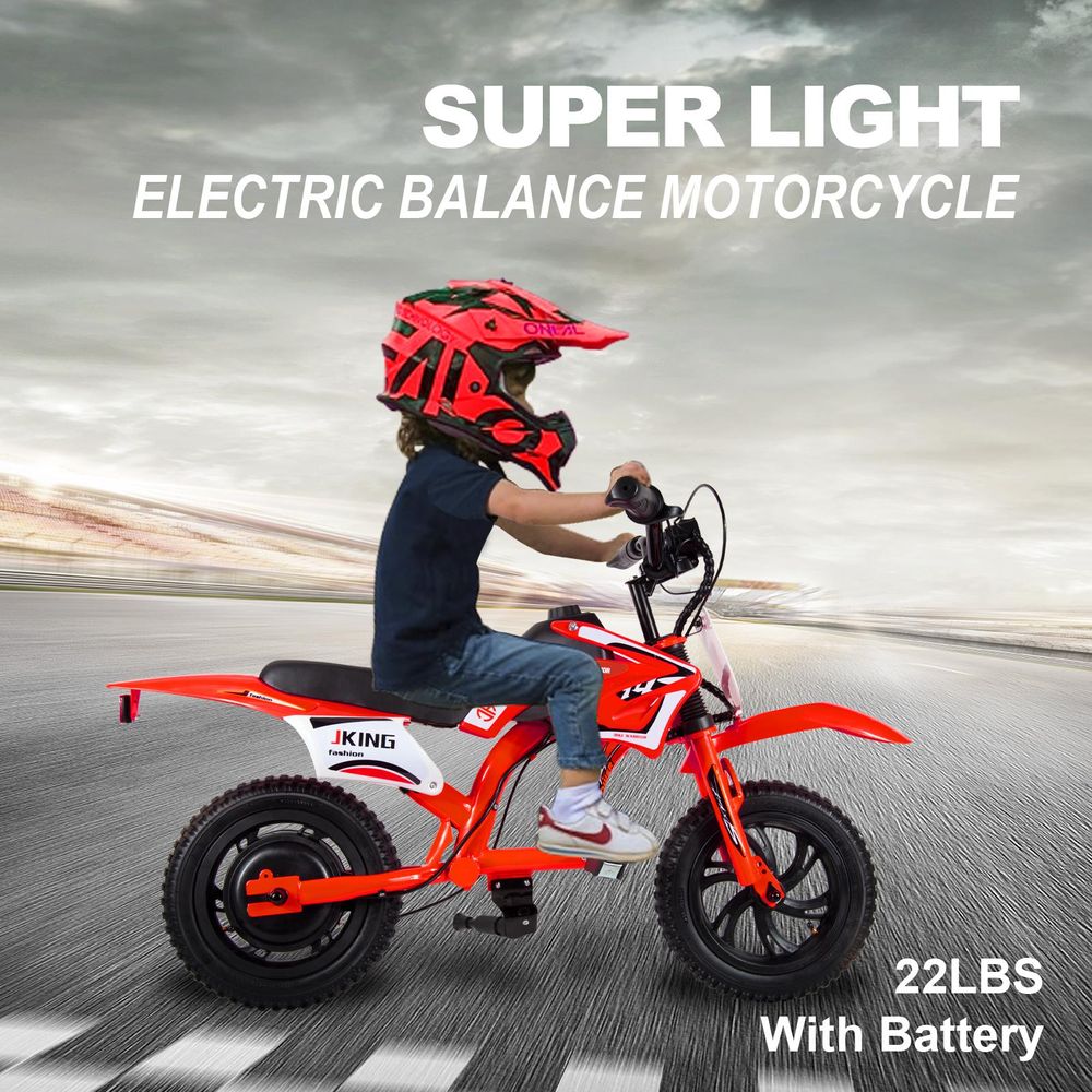 C6 Elektro-Kinder-Motorrad,250W,25.2V 2.6Ah,Multifunktionsdisplay,10.7 kg Netto,LED-Frontlicht