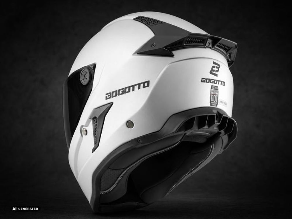 Bogotto Rapto Helm, schwarz matt, M