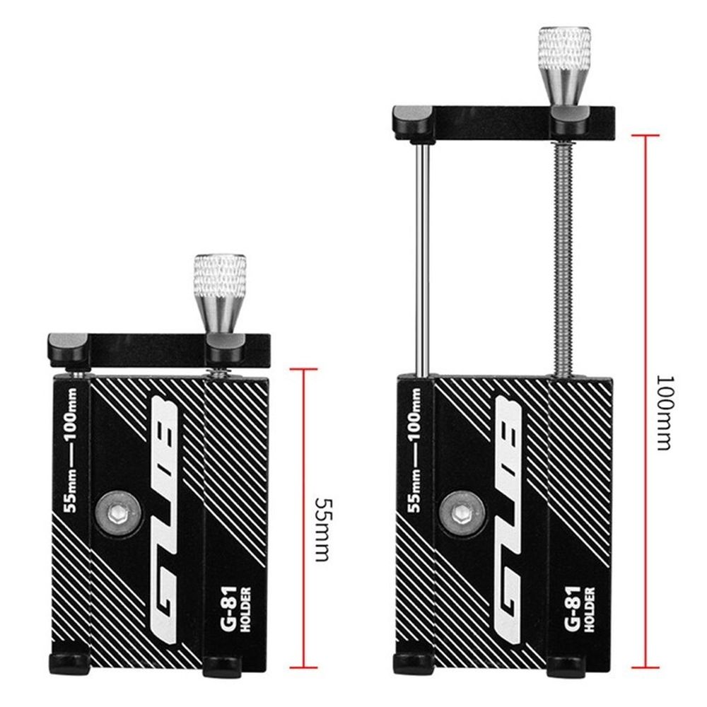Fahrrad Handyhalterung Aluminium, Universal Handy Halterung mit Schnellspanner, Lenker Drehbar Motorrad Scooter e-Bike für 4.7-7.2" Smartphone Retoo