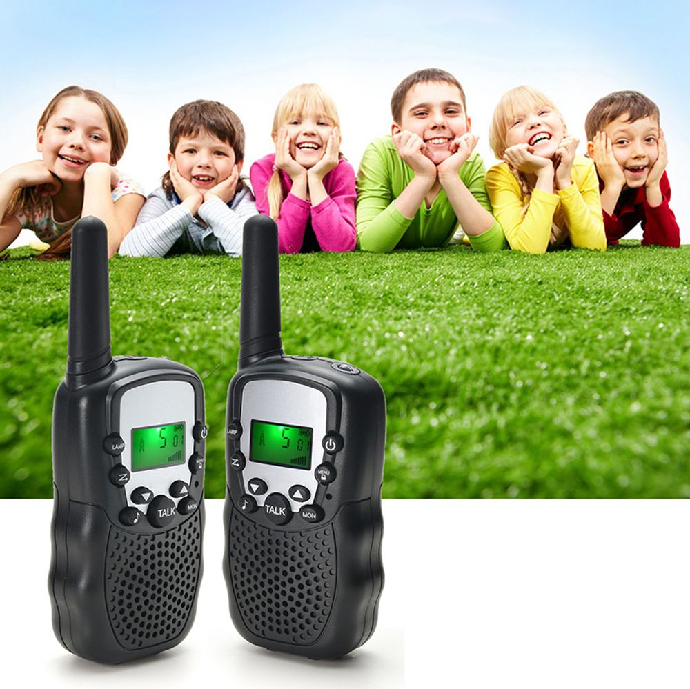 Walkie Talkie Große Reichweite, Funkgerät 8 Kanäle, Reichweite bis zu 3km, Handfunkgerät Walky Talky für Camping Radtouren Retoo
