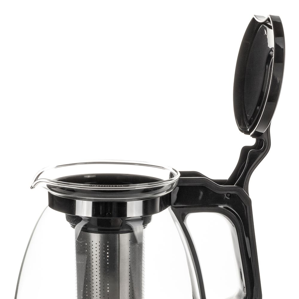 T24 Teekanne aus Glas 1700 ml – Hitzebeständig mit Edelstahl Teesieb