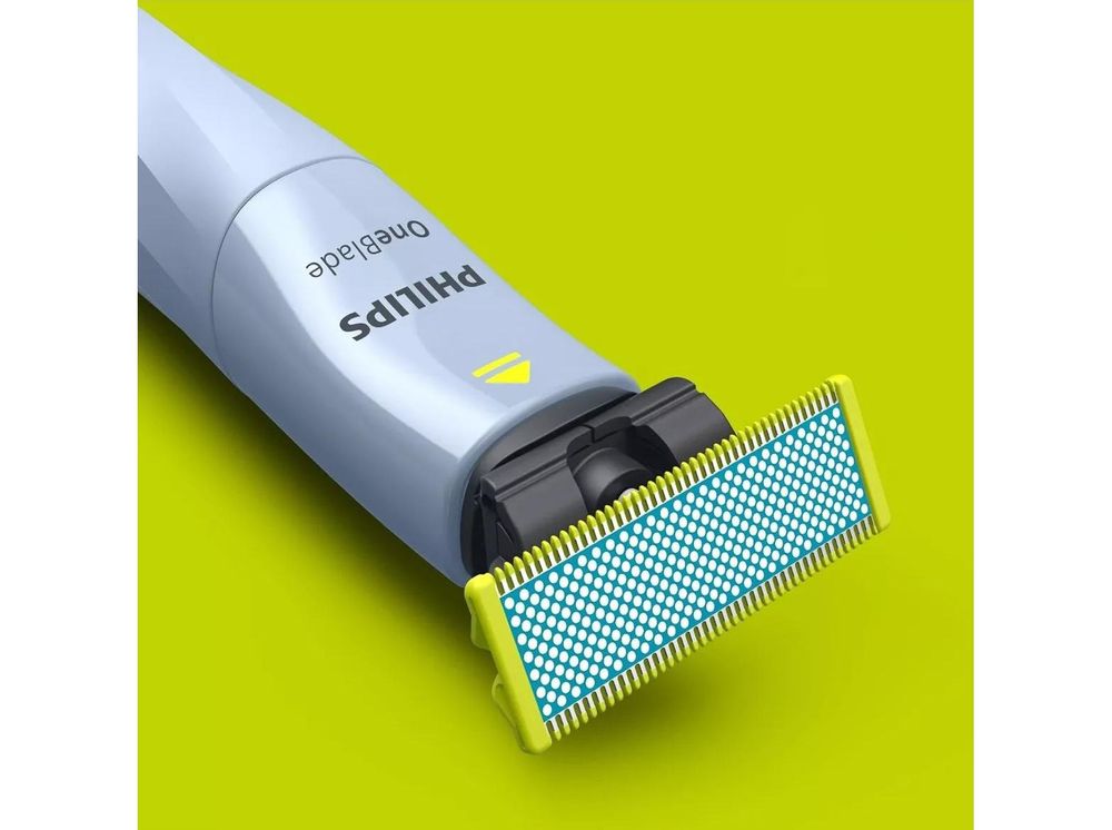 Philips OneBlade First Shave QP1324 Rasierer – 2 Klingen – Reiseetui
