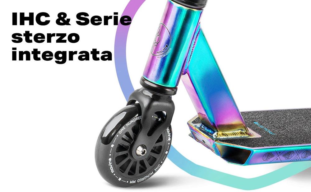 MOVINO scooter acrobatico per adulti Glide CP-NCH360 Neochrome