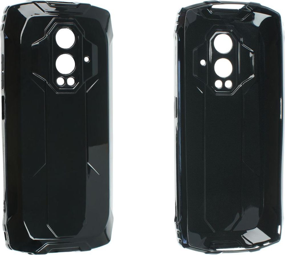 caseroxx Schutz-Hülle TPU-Hülle kompatibel mit Blackview BV9300, Gummi Handy Tasche schwarz