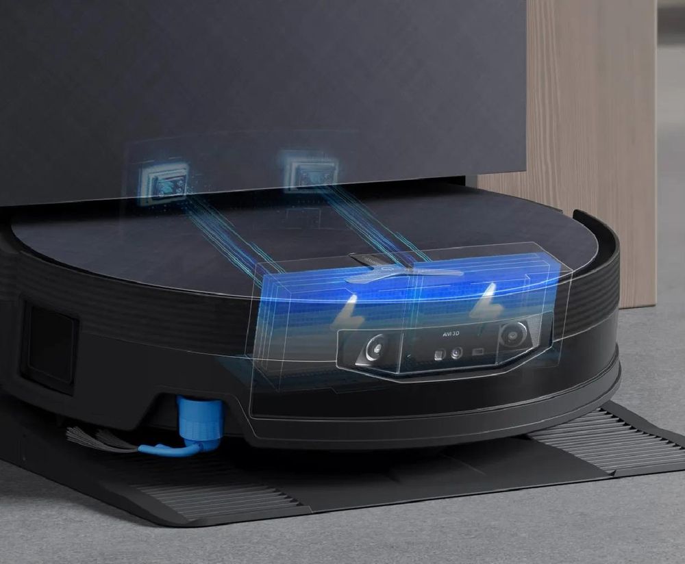 ECOVACS DEEBOT X12 PRO OMNI 22.000 Pa Staubsauger Roboter mit 2pcs Originale Reinigungslösung, FocusJet-System zur Fleckenvorlösung, schwarz