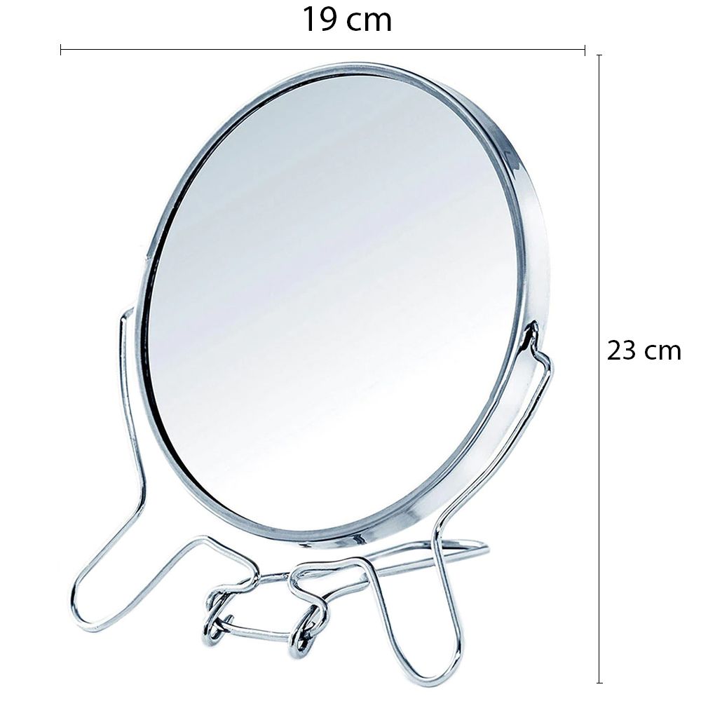 Kosmetikspiegel Schminkspiegel Vergrößerungsspiegel mit 2x Vergrößerung Tischspiegel Make-Up Kosmetik Spiegel Schwarz Retoo
