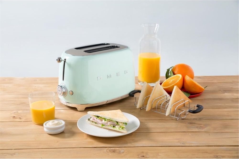 SMEG TSF01PGEU Toaster 2 Scheiben Pastellgrün