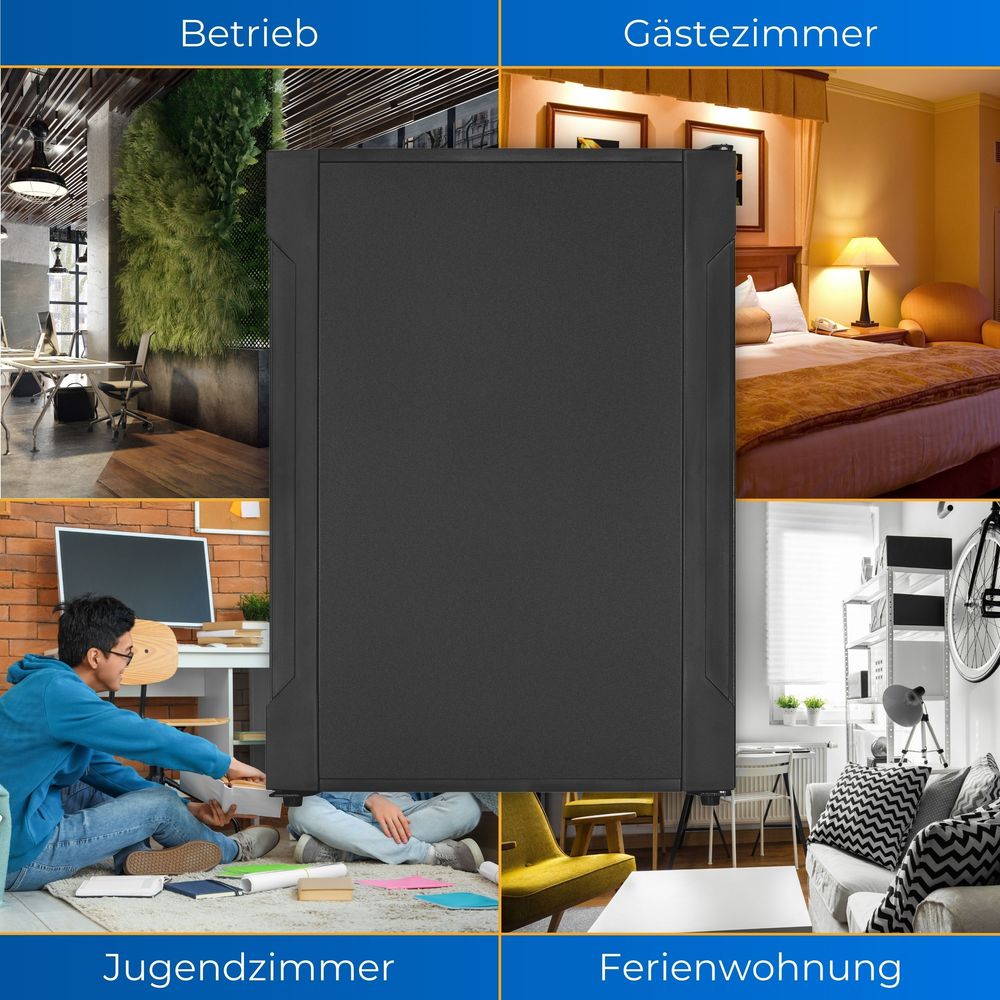Exquisit Absorber Kühlschrank FA40-270G schwarz | Hotelkühlschrank | 34 l Nutzinhalt | Schwarz