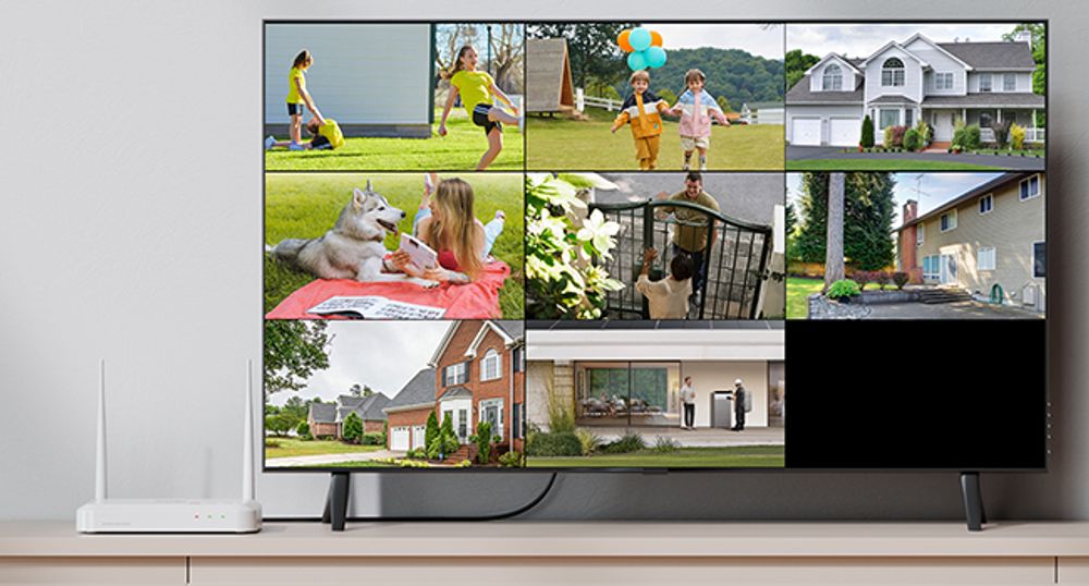 ZOSI 2K 3MP WiFi 6 Überwachungskamera Set Aussen, 8CH NVR mit 4 WLAN IP Kameras, 64GB SD-Karte, 2-Wege-Audio, Personen- und Fahrzeugerkennung für Haus