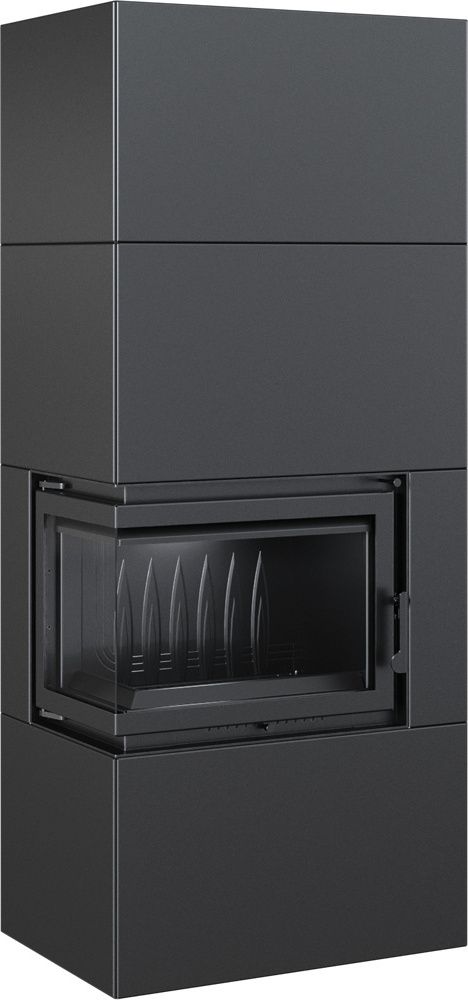 Kamineinsatz Simple Box 8 kW Ø 200 Black