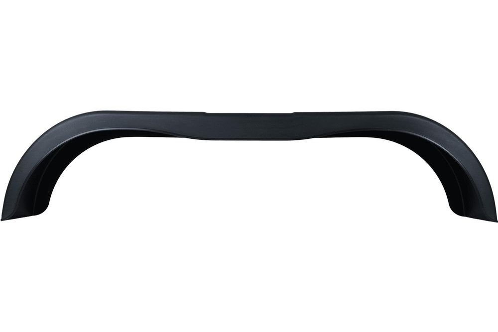 DOMAR D20300 Tandem-Kotflügel 13-14 Zoll aus Kunststoff für Pkw-Anhänger 1500x240 mm als robuster schwarzer Radkasten