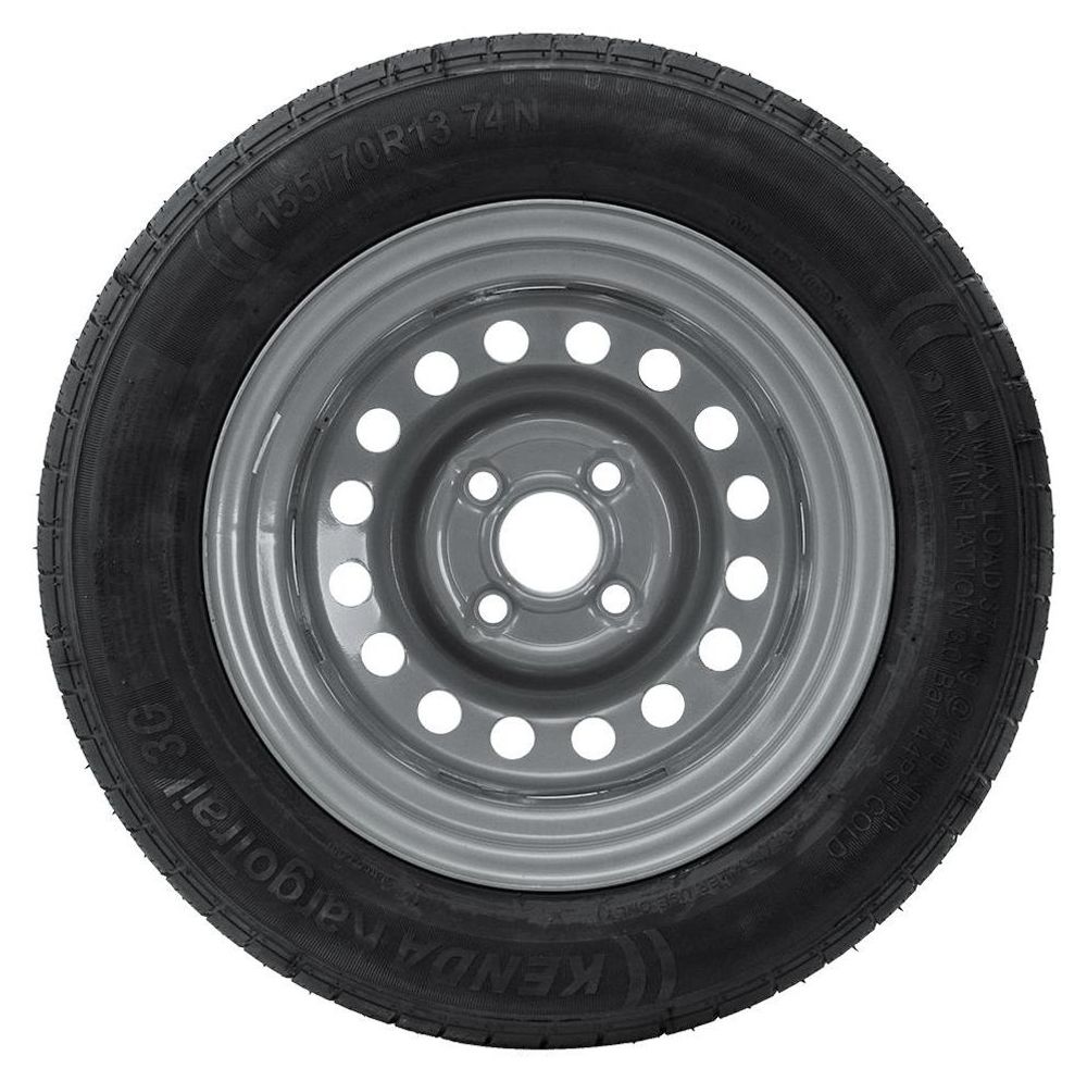 KENDA Anhängerrad 155/70 R13 4x98 ET30 für leichte Pkw-Anhänger
