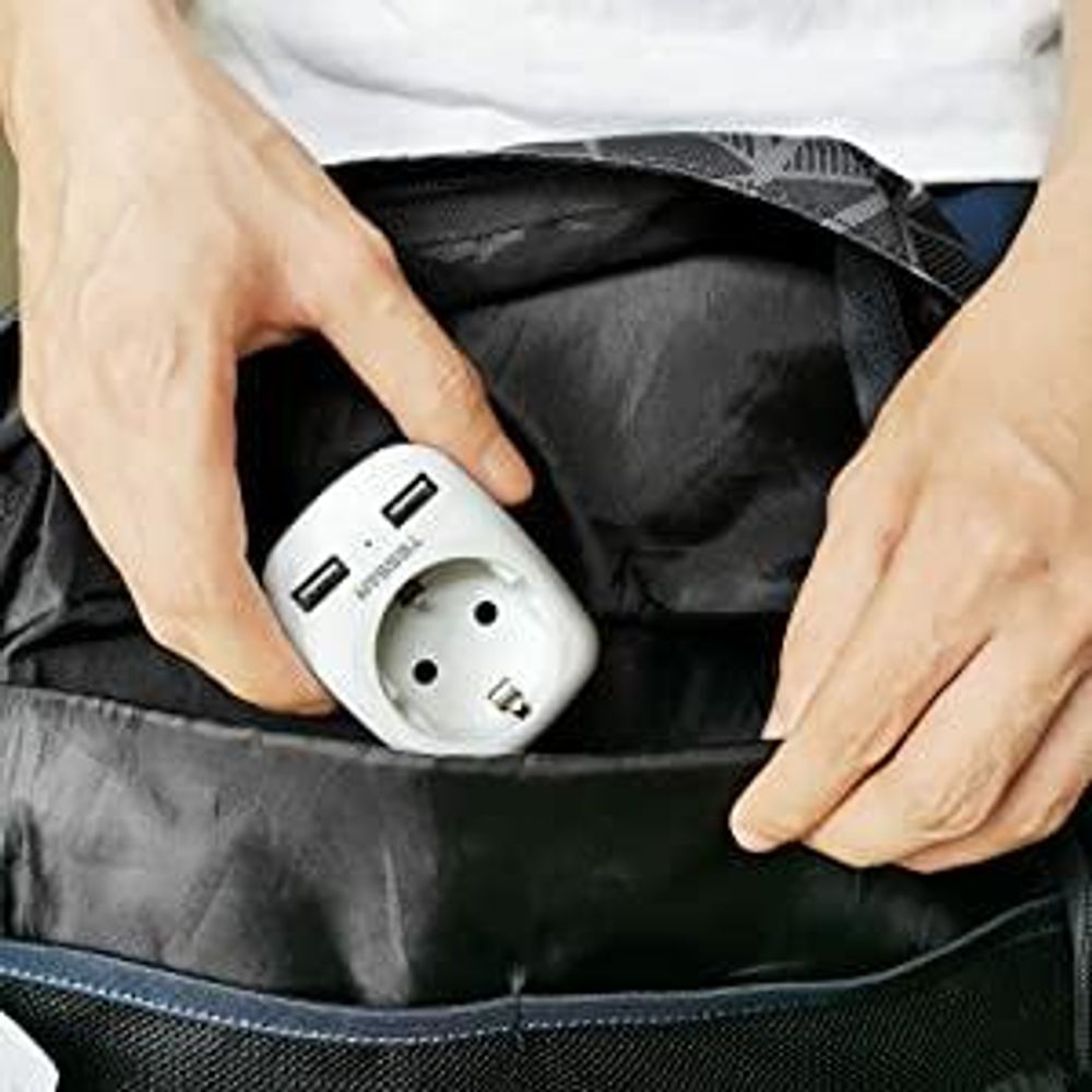 TESSAN Adapter Australien, 3 in 1 Reiseadapter Australien mit USB für Neuseeland China Argentinien Reisestecker Typ I