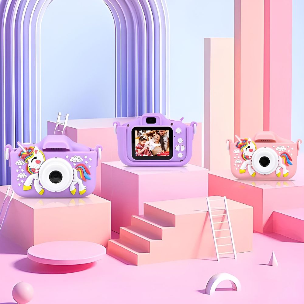 Digitale Fotokamera Für Kinder 40 Mp Kamera Spielzeug Spiele + 32Gb Karte