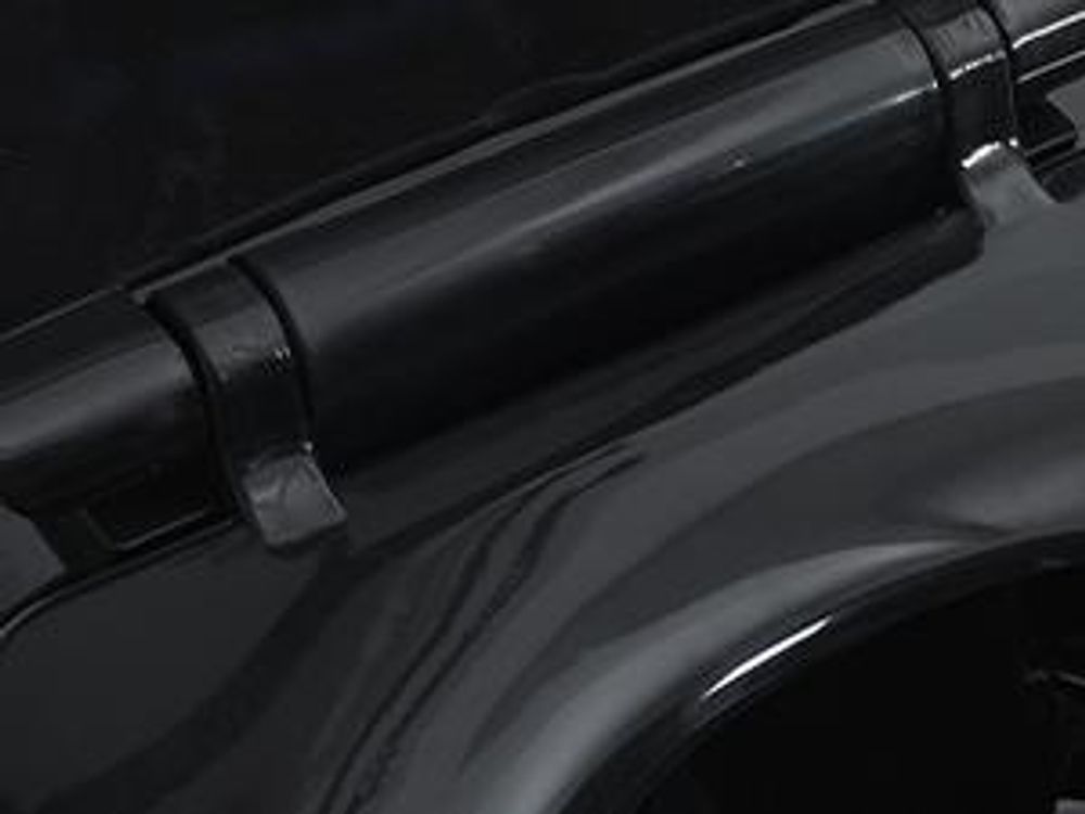 vidaXL WC senza bordo 7 cm altezza extra soft-close in Vetroceramica nero