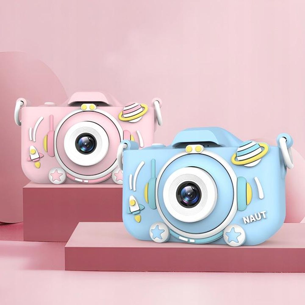 Digitalkamera für Kinder 40MP Spielzeugkamera mit Spielen + 32GB Karte