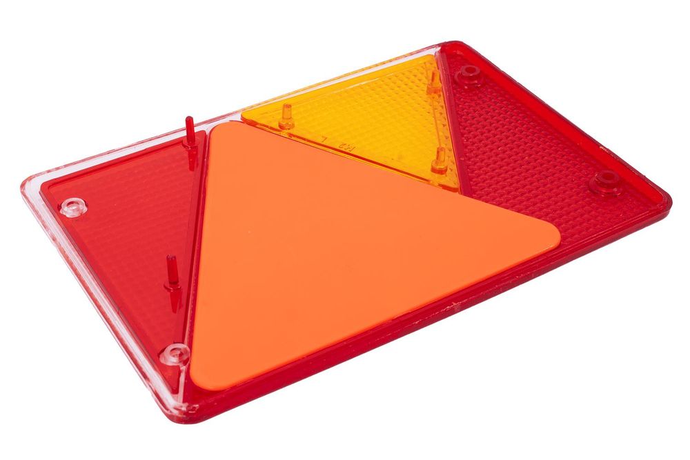 ASPÖCK Multipoint IV Lichtscheibe Ersatzglas links 200 x 136 mm für Rückleuchte 5 Funktionen passend für Anhänger und Lkw E4