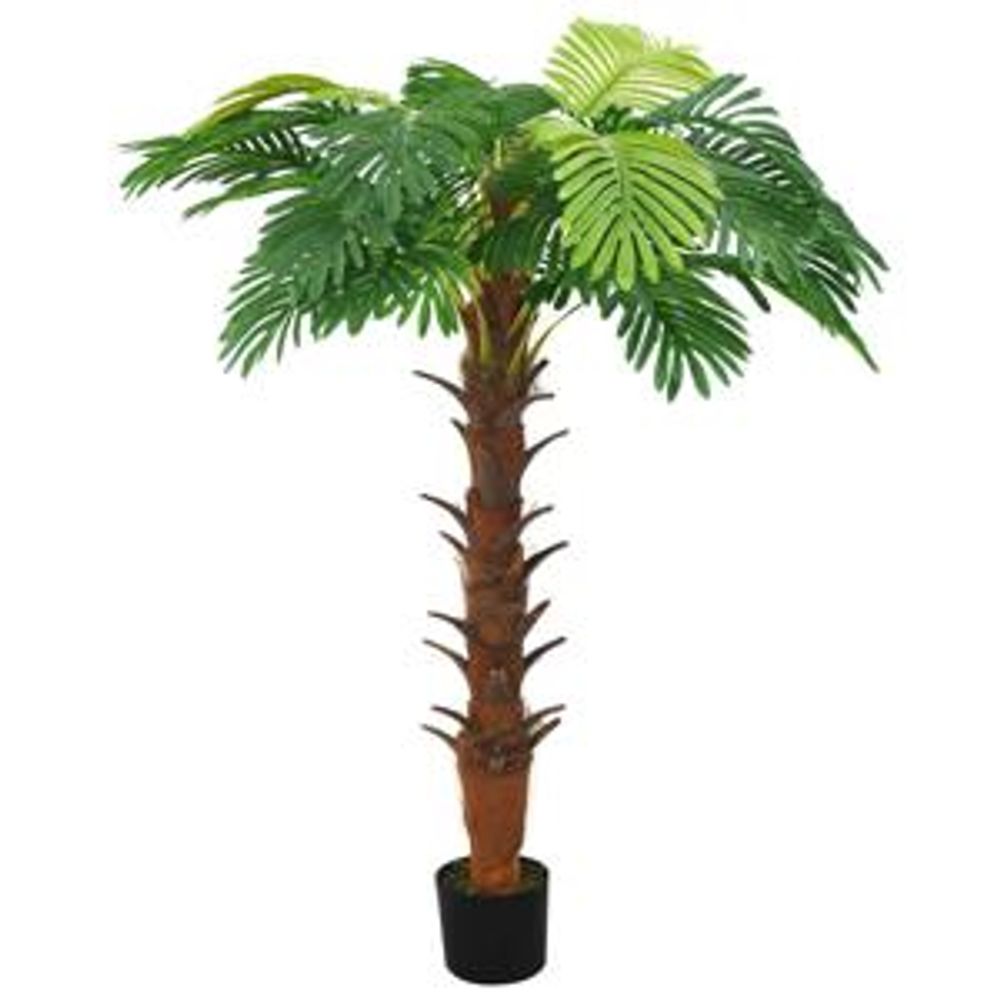 vidaXL Palma artificiale Cycas con vaso 160 cm Verde