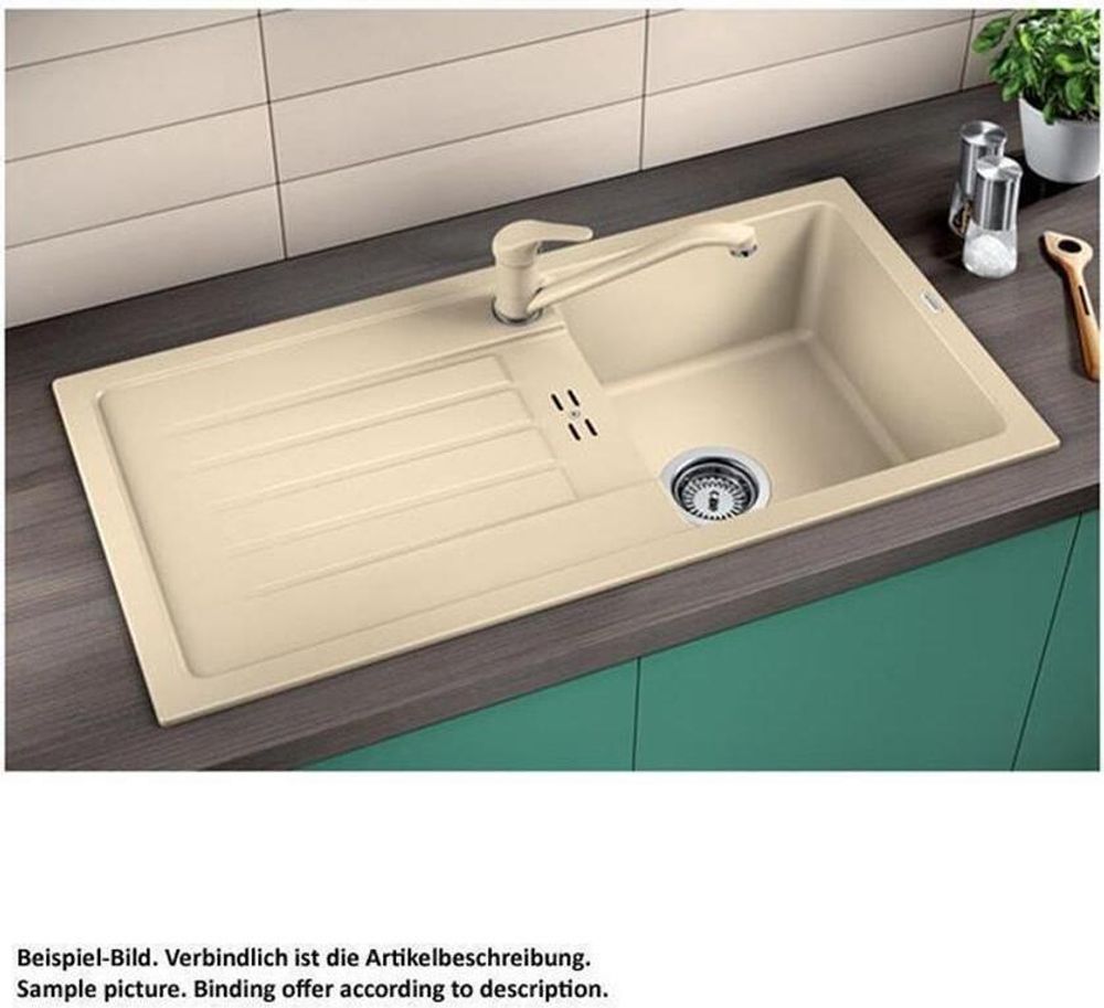 BLANCO FAVUM 45 S Spüle, Becken 526081 schwarz   Einbauart - Einbau von oben ab 45 cm ohne Ablauffernbedienung - inkl.