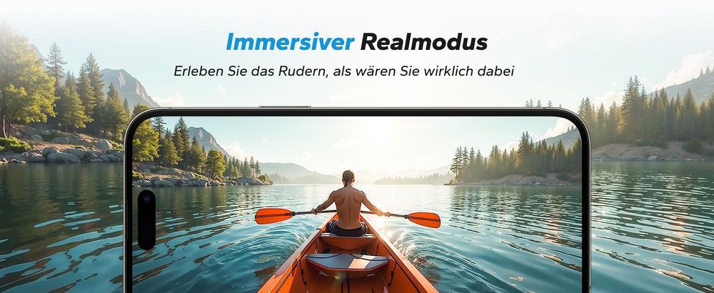 MERACH Leise Rudergerät für Zuhause – 16 Stufen Magnetisch Widerstand, Doppelschienen, App-Steuerung & Tablet-Halter, vertikal klappbar bis 158 kg