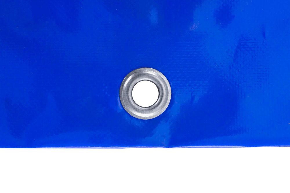 MANTES Flachplane für Anhänger 261x138 cm Blau PVC 650 g/m²