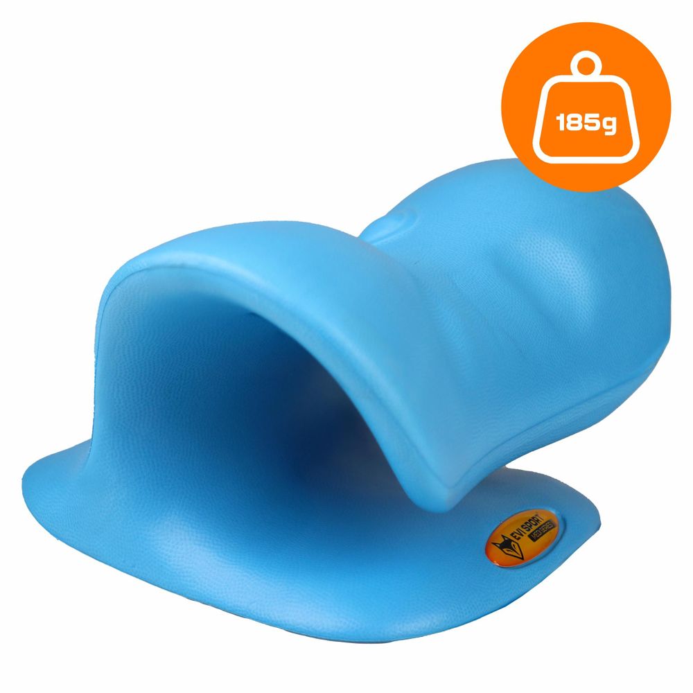Nackenstrecker & Massagekissen zur Entspannung, Ergonomischer Nackenretter bei Schmerzen, Halswirbelsäule Korrektur mit Massagepunkten, EVI SPORT Blue